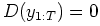 $ D(y_{1:T}) = 0$