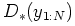 $\displaystyle D_{*}(y_{1:N})$